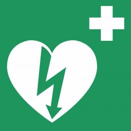 Tabulka AED srdce vnitøní malá  - zvìtšit obrázek
